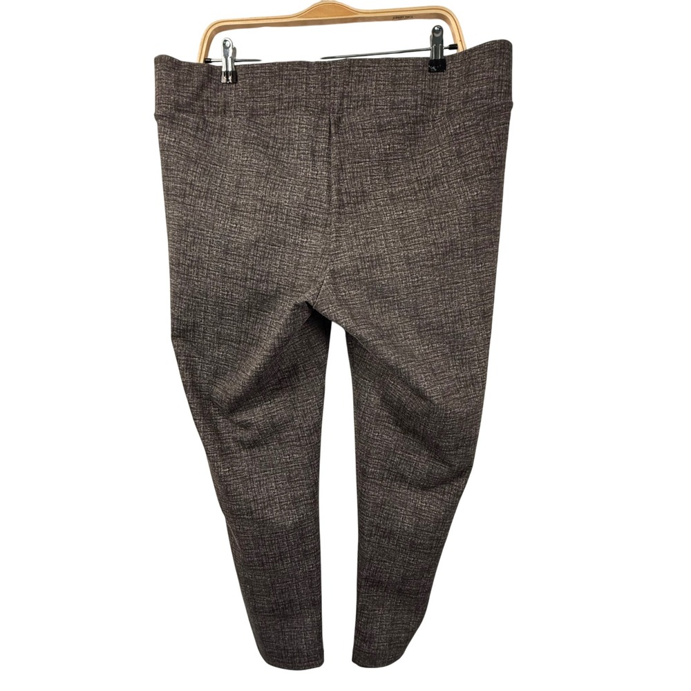 Torrid Slim Fix Pixie Pants Pull On Leggings Womens Size 2 (18-20) Brown Static - Picture 7 of 9